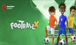 FootballX crash game screen